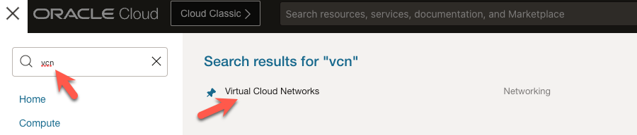 VCN Search